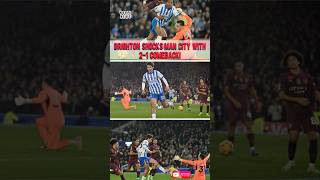 Brighton Shocks Man City with 21 Comeback [upl. by Aicella]