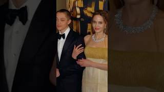 Angelina Jolie Pitts UNBELIEVABLE Governors Awards Moment with Son Knox [upl. by Nared]