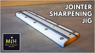 3D Printed JOINTER BLADES SHARPENING JIG [upl. by Cohleen]