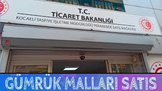 GÜMRÜK MALLARI SATIŞ MAĞAZASI gümrük magaza kacak ticaret [upl. by Eerol]