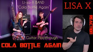 LisaX BAND quotCola Bottle Againquot Hazuki Of Nemophila band Guitar Playthrough REACTION [upl. by Bittencourt]