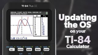 TI84 Plus CE Update the Operating System [upl. by Mcgannon]