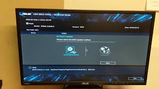 BIOS update ASUS A320MK prime for a RYZEN 5 3600 CPU [upl. by Giddings]