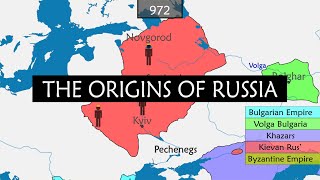 The origins of Russia  Summary on a Map [upl. by Patt]