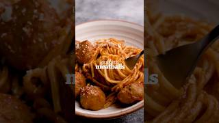 Spaghetti meatballs pasta meatballmarinara easydinner [upl. by Seel]