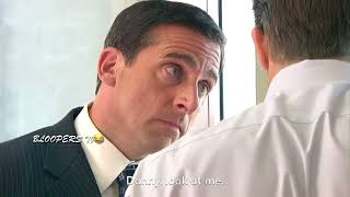 The Office season 7 bloopers Look at meSeason 7 Episode 5  The Sting [upl. by Annahoj]