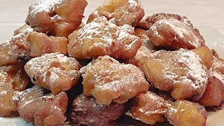 FRITTELLE di MELA il fritto più leggero del mondo una tira laltra [upl. by Fanchon]