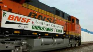 2009 BNSF Holiday Express  122009 2 [upl. by Jehiah453]