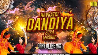 Dandiya 2024 Dj Song  Nonstop Garba Dandiya Remix  DJ Gans In The Mix  Non Stop Garba Jhankar [upl. by Halullat]