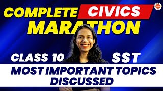 Civics Marathon Full Syllabus Revision  PYQs Sure Shot Qs  CBSE Class10 SSTVedantu910 [upl. by Mitman665]