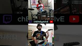 beartooth  Ripetide double playthrough up now clonehero drums rocksmith guitar shorts [upl. by Novaj]