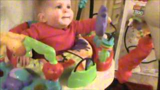 FisherPrice Luv U Zoo Jumperoo Review [upl. by Yelir]