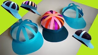 Paper Hat  Paper Cap  How To Make Paper Hat  How To Make Paper Cap  DIY Hat [upl. by Jerrilyn545]