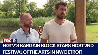 Bargain Block guys hold second Festival of the Arts on June 22 in Detroit [upl. by Almire]