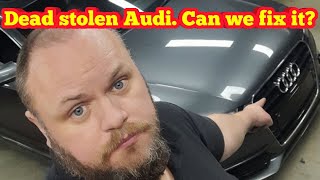 Dead Stolen Audi can we fix it [upl. by Sylado]