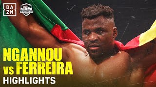 FIGHT HIGHLIGHTS  FRANCIS NGANNOU VS RENAN FERREIRA [upl. by Candis398]