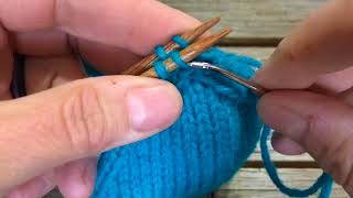 Kitchener Stitch without quotEarsquot [upl. by Abercromby]