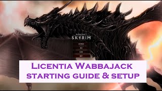 Licentia Wabbajack Install Character creation Mod setup [upl. by Agnese]