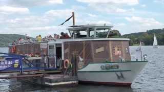 Piratenschiff auf dem Baldeneysee in Essen [upl. by Berga]