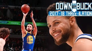 Stephen Curry All 221 ThreePointers Full Highlights 201718 Season Threeilation Part II [upl. by Evangelin]