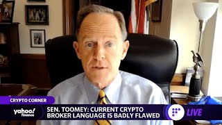 The crypto broker definition is badly flawed Sen Pat Toomey RPA [upl. by Saraiya]