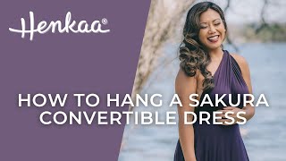 Pro Tip Hanging a Convertible Infinity Dress SAKURA HENKAA [upl. by Booma]