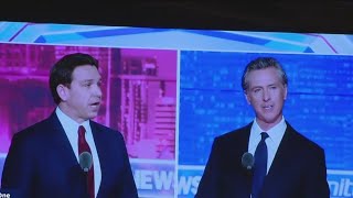 San Franciscans react to Newsom DeSantis debate [upl. by Fabrianna]