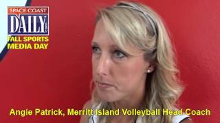 COACH ANGIE PATRICK Merritt Island High School 2014 Volleyball Season Preview [upl. by Yursa]