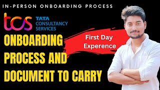 TCS Onboarding Update 2024  in PersonPhysical Onboarding process in TCS  Documents to Carry [upl. by Aubry]