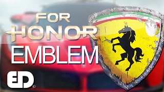 FOR HONOR FERRARI Emblem Tutorial [upl. by Gad1]