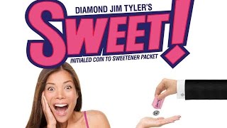 SWEET Coin in sweetener packet magic trick by Diamond Jim Tyler [upl. by Hanavas]