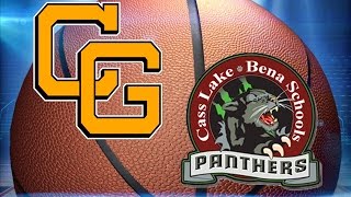 Cass LakeBena Boys Basketball Beats ClearbrookGonvick In Sec 8A East Quarterfinals [upl. by Banquer]