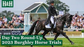 New Leader Smashes Records  Burghley Horse Trials Friday Dressage RoundUp [upl. by Wolfram]