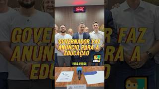 O governador Mauro Mendes anunciou duas importantes ações voltadas à Educação [upl. by Ahsem]