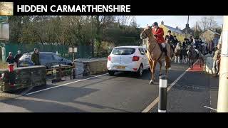 Carmarthenshire Hunt On Boxing Day Meeting at Meidrim [upl. by Einattirb]