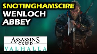 Wenloch Abbey Raid and Wealth Chest locations  Snotinghamscire  Assassins Creed Valhalla [upl. by Reneta]