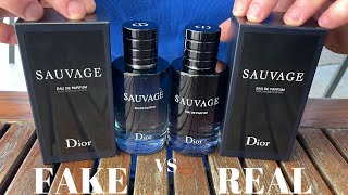 Fake vs Real Dior Sauvage Eau De Parfum 100 ML [upl. by Frydman]