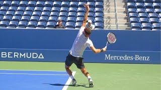 Grigor Dimitrov Serve Slow Motion  ATP Tennis Serve Technique [upl. by Nomzaj]