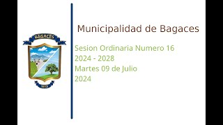 Sesión Ordinaria Numero 16 20242028 Martes 09 de Julio 2024 [upl. by Lamiv]