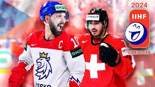 ŠVÝCARSKO  ČESKO  MS v hokeji 2024 🏒 [upl. by Bronnie258]