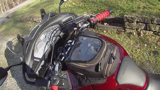 Honda NT700v new grips test ride [upl. by Yatzeck830]