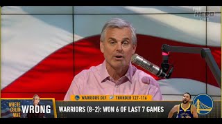 THE HERD  Colin Cowherd Admits He Was WRONG About The Golden State Warriors They Are ELITE  NBA [upl. by Carmine644]