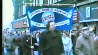 Shildon Wagon Works  Protest march through Darlington [upl. by Assili322]