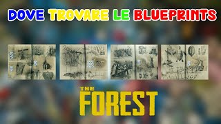 DOVE TROVARE TUTTE le BLUEPRINTS su THE FOREST The Forest 17 [upl. by Gentry987]