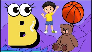 The Alphabet Bb Song  B is For Boy Having a Ball ⚽️  Brainy Buddies TV [upl. by Jocelin]