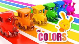 ¡NUEVO ¡Los colores del arcoiris  Aprende los colores con Trenes  Titounis [upl. by Warenne]