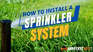 How to Install a Sprinkler System  A DIY Guide [upl. by Minetta]