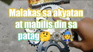 Ano ba ang best sprockets combination sa ating motor [upl. by Maure]