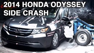 2014 Honda Odyssey  Side Crash Test  CrashNet1 [upl. by Asyral]