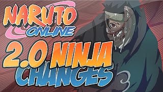 Naruto Online  Version 20 Ninja Changes Review  RIP Scarlet Blaze and Tobi [upl. by Celle]